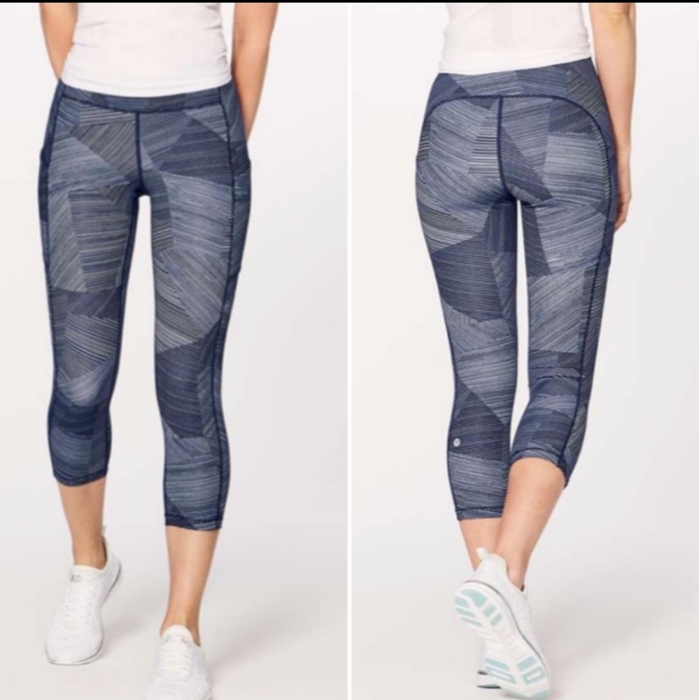 Lululemon 'Speed Up Crop' leggings Blue Size 2
